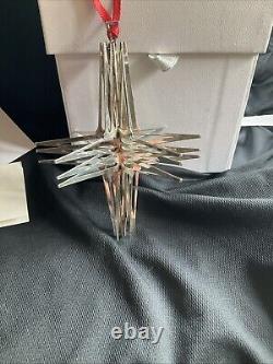 Vera Wang Sterling Silver Christmas Ornament Star Extremely Rare