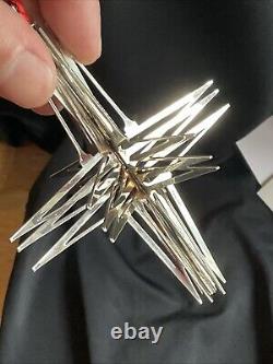 Vera Wang Sterling Silver Christmas Ornament Star Extremely Rare