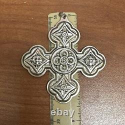 Vintage 1971- 1972-1973 Reed & Barton sterling silver Christmas cross ornaments