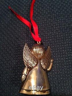Vintage Cazenovia Abroad Sterling Silver Christmas Angel Ornament Standing Angel