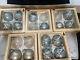 Vintage Christmas By Krebs Light Blue/teal/silver Ball Ornaments Set Of 20