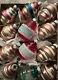 Vintage Christmas Ornaments Shiny Brite 2 1/2 Glass Barrel Pink Set of 12