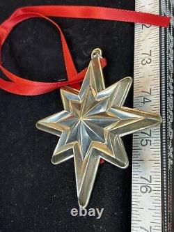 Vintage Estate Sterling Silver Christmas Tree Ornament Signed Lunt 1st Edition