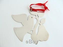 Vintage James Avery Sterling Silver Partridge Pear Christmas Tree Ornament