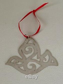 Vintage James Avery Sterling Silver Peace Dove Christmas Ornament