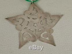 Vintage James Avery Sterling Silver Star Christmas Ornament