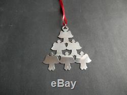 Vintage James Avery Sterling Silver Tree Of Angels Christmas Ornament