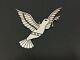 Vintage Michael Tahe Navajo Christmas Sterling Silver Dove Bird Decor Ornament