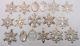 Vintage Towle Reed & Barton Gorham Sterling Silver Christmas Ornaments Lot of 17