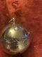 Vintage Wallace 1971 Silver Christmas Bell Ornament 1st Edition
