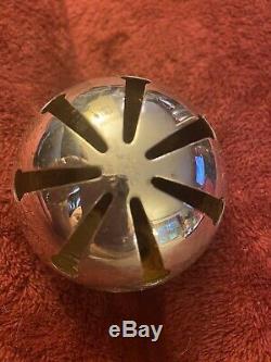 Vintage Wallace 1971 Silver Christmas Bell Ornament 1st Edition