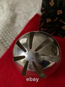 Vintage Wallace Silver Plate 1971 Sleigh Bell Ornament. 1st in series
