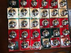 Vintage Wallace Silver Sleigh Bell Christmas Ornaments 1971-2021 Silver Ball
