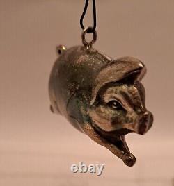 Vtg Cazenovia Abroad Sterling Silver 925 Pig Ornament