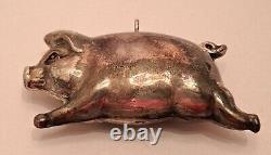 Vtg Cazenovia Abroad Sterling Silver 925 Pig Ornament