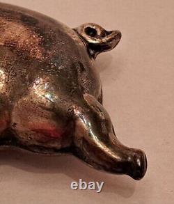 Vtg Cazenovia Abroad Sterling Silver 925 Pig Ornament