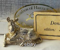 Vtg Harry Smith Sterling Christmas Ornament Nativity Donkey Mini Figure Last One