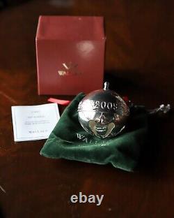 WALLACE 2009 Annual Sleigh Bell Christmas Ornament Silver Plated Limited 39th Ed