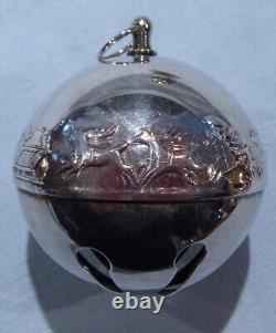 WALLACE SILVER PLATED ANNUAL SLEIGH BELLS 14 Years are Available. Made in U. S. A