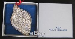 WALLACE Sterling Silver Ornaments 12 Days of Christmas 1988, 1989, 1990