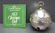 WALLACE silver plate 1971 Christmas Bell ball ornament 1st edition EUC