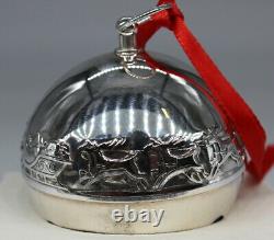 Wallace 1972 Silver Plated Christmas Sleigh Bell Ornament 2nd Limited Edition