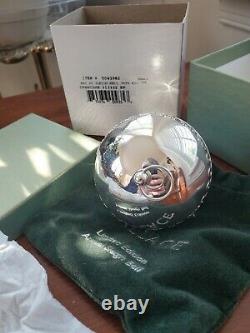 Wallace 2009 39th Edition Silverplated Sleigh Bell Christmas Ornament
