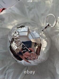 Wallace 2017 47th Edition Silverplated Sleigh Bell Christmas Ornament
