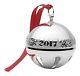 Wallace 2017 Silver Plated Sleigh Bell Ornament Christmas 47th Edition Gift Bag