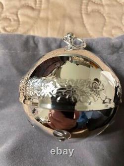 Wallace 2017 Sleigh Bell Silver Plate Ornament 47th Edition Preowned in Box