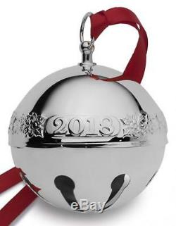 Wallace 2018 Sleigh Bell Silver-Plated Christmas Holiday Ornament, 48th Edition