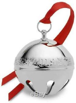 Wallace 2019 Sterling Silver Sleigh Bell 25th Anniversary Ed Christmas Ornament