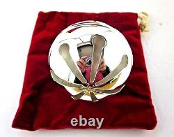 Wallace 2020 Annual Silver-Plated Sleigh Bell Ornament 50th Edition New