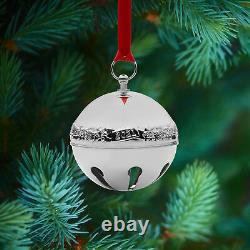 Wallace 2021 27th Edition Sleigh Bell Ornament, 2.75 inches, Sterling Silver