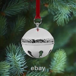 Wallace 51St Edition 2021 Silver Plated Sleigh Bell Ornament Silver for Christma