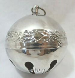 Wallace Annual Silver Plated Sleigh Bell Ornament 1971 1st Edition USED