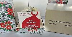 Wallace Sleigh Bell Christmas Ornaments 1972 thru 1992 (20 years)