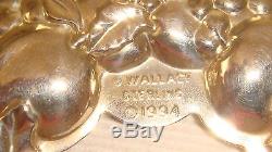 Wallace Sterling Silver 1994 G. B. Wreath Christmas Ornament -1st Edition