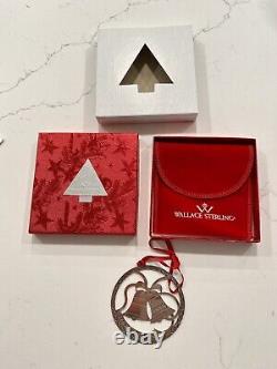 Wallace Sterling Silver Christmas Ornaments Set Of 4 Songs Of Christmas