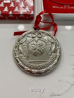Wallace Sterling Silver Christmas Ornaments Set Of 4 Songs Of Christmas