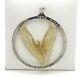 Wallace Sterling Silver Peace On Earth Gold Vermeil Dove Christmas Ornament Rare
