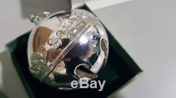 Wallace silver plated sleigh bell christmas ornament collection