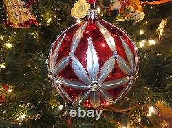 Waterford Holiday Heirlooms Traditional CRIMSON ROSSLARE Ornament Boxed #155270